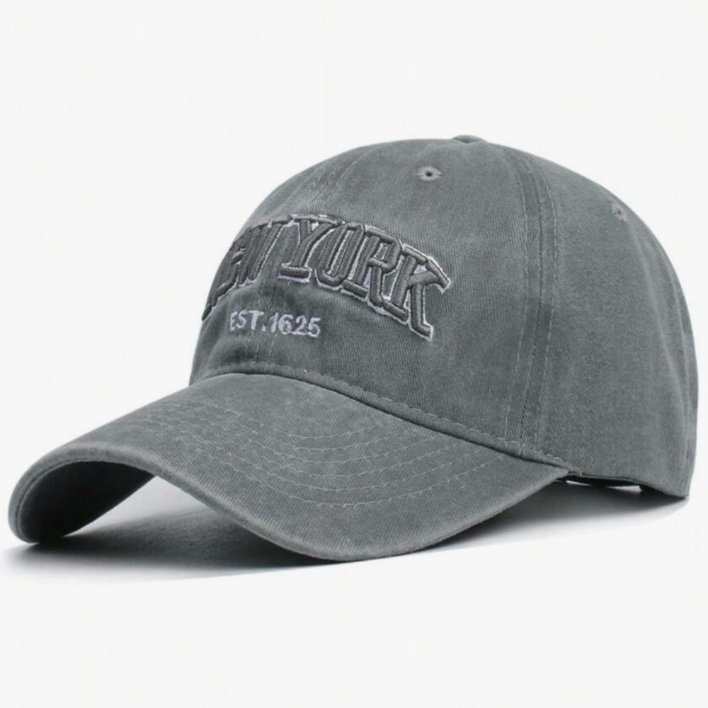 New York Embroidered Vintage-Style Baseball Cap